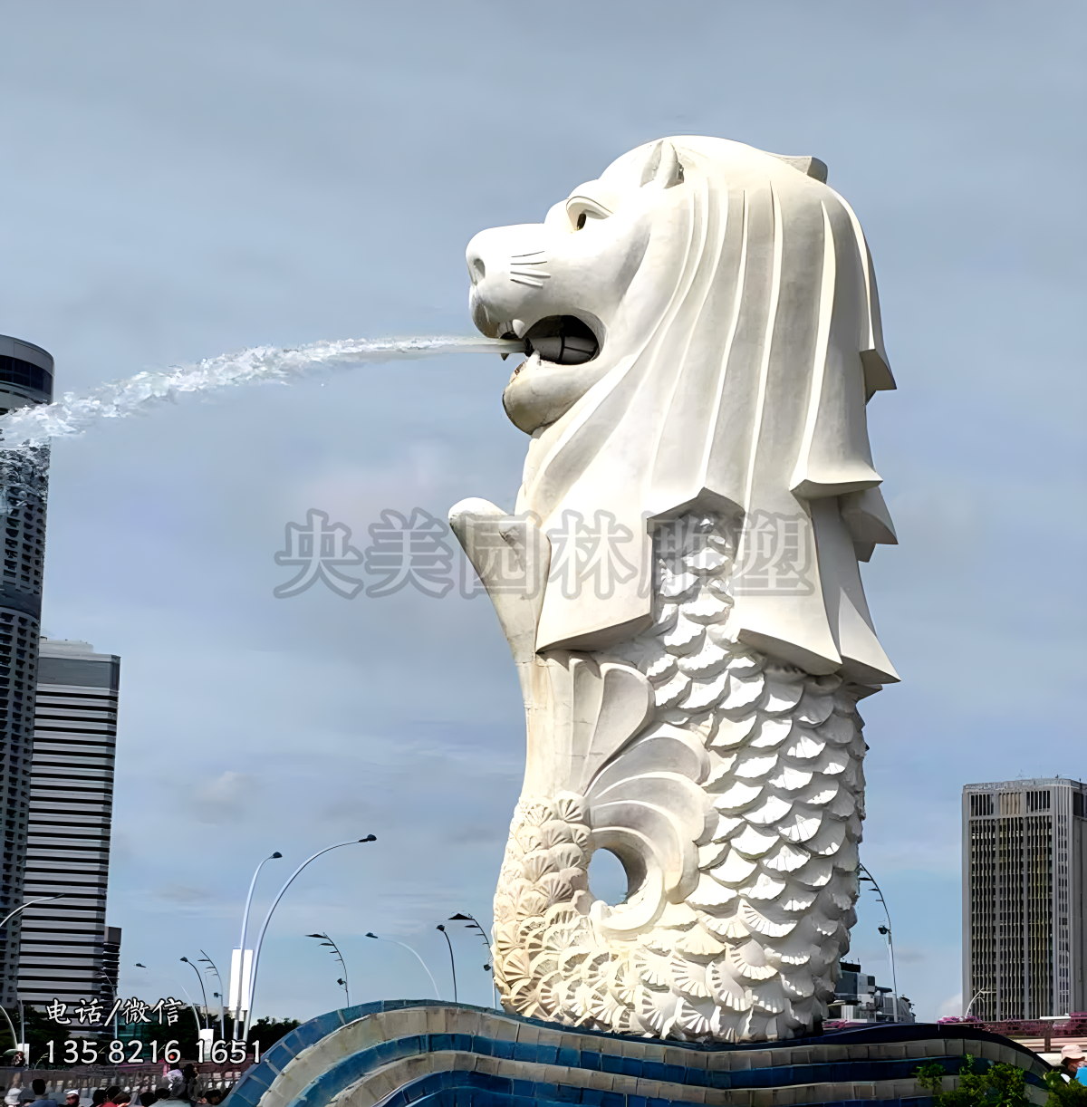 喷水鱼尾狮汉白玉赢博官网