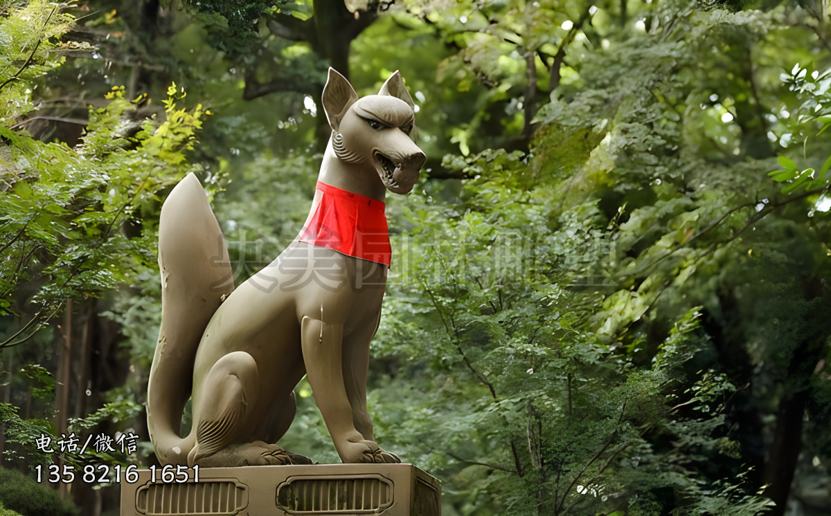 狐狸铜雕塑