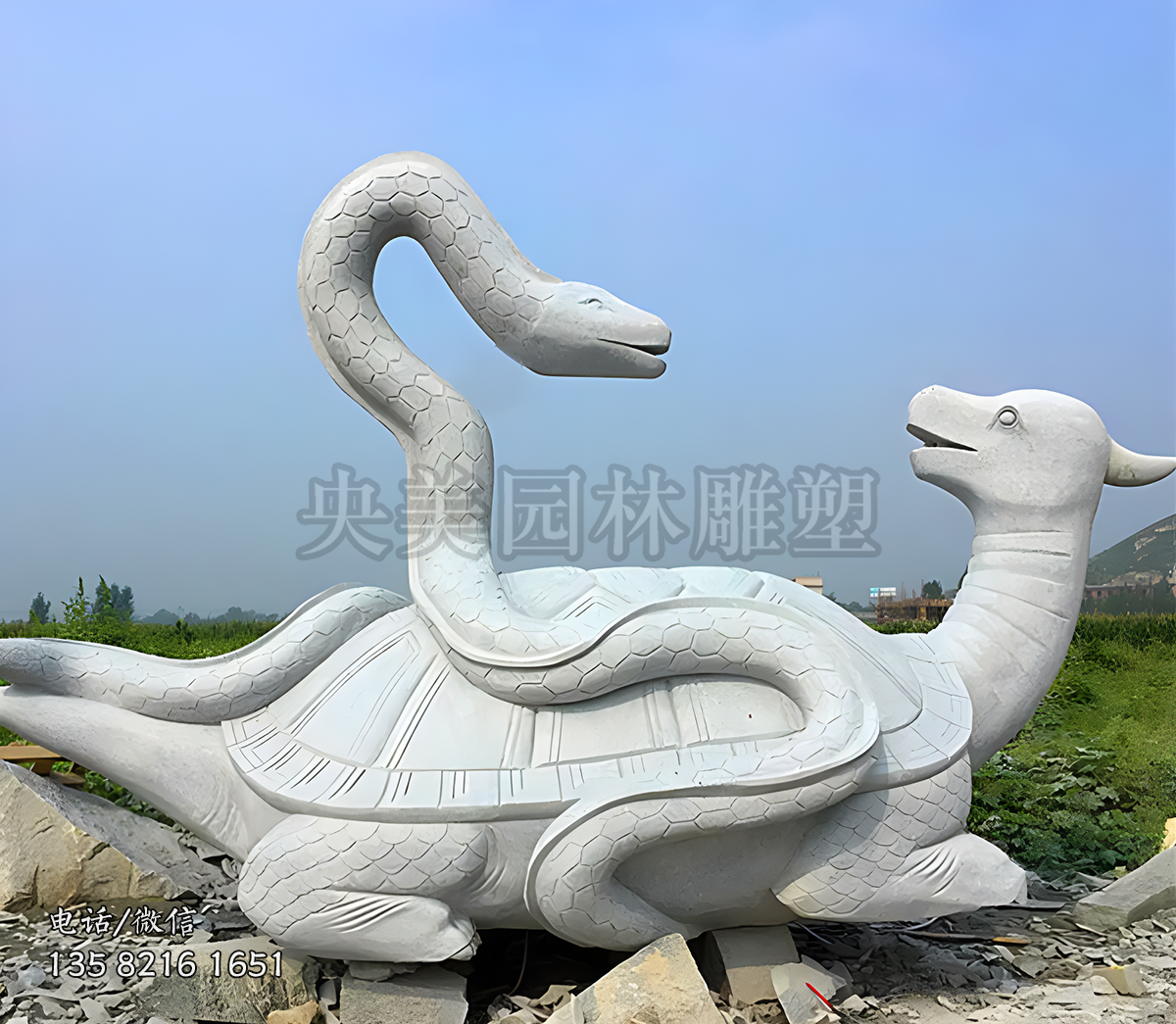 赢博官网神兽玄武雕塑