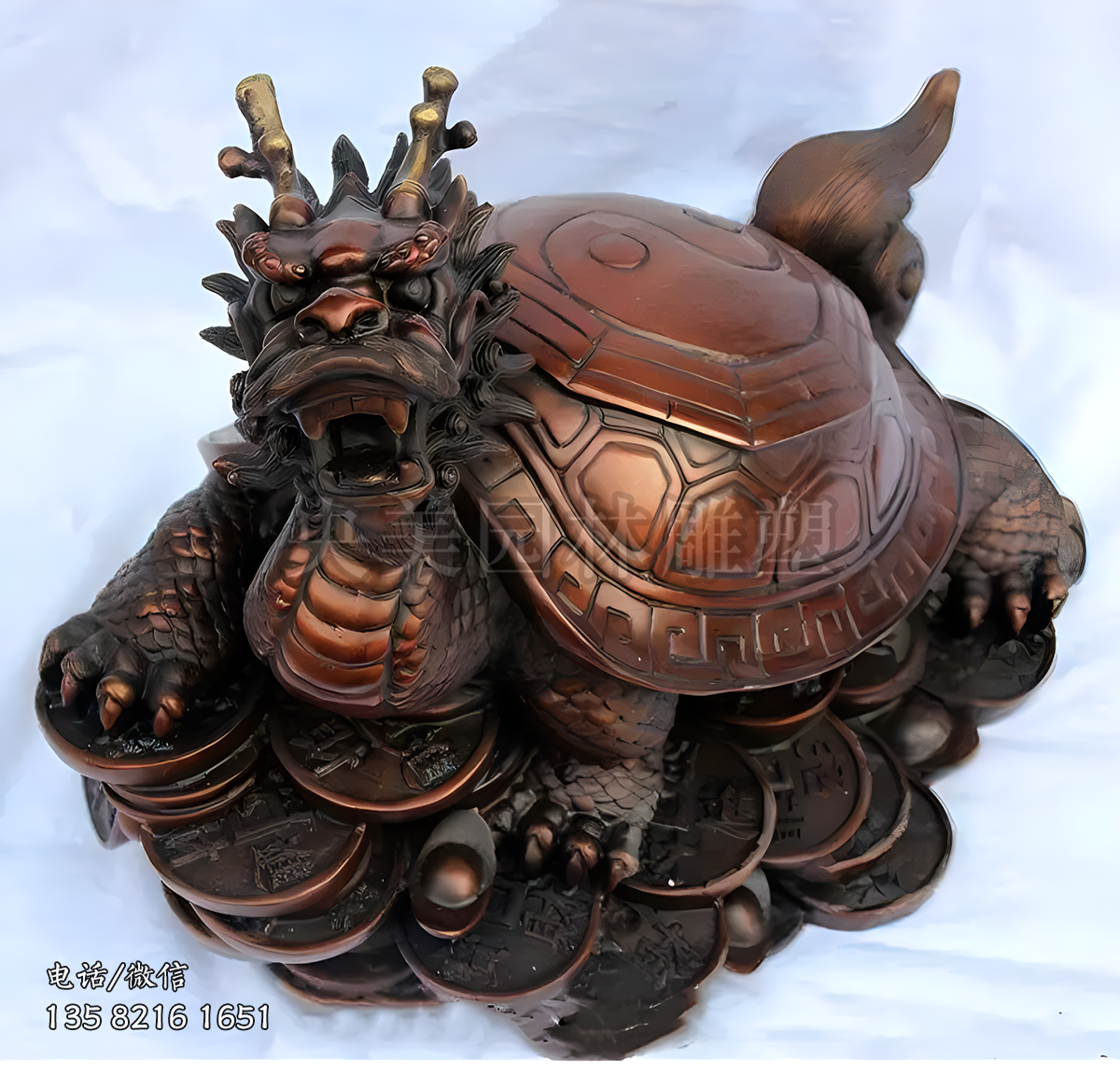 龙龟纯铜雕塑