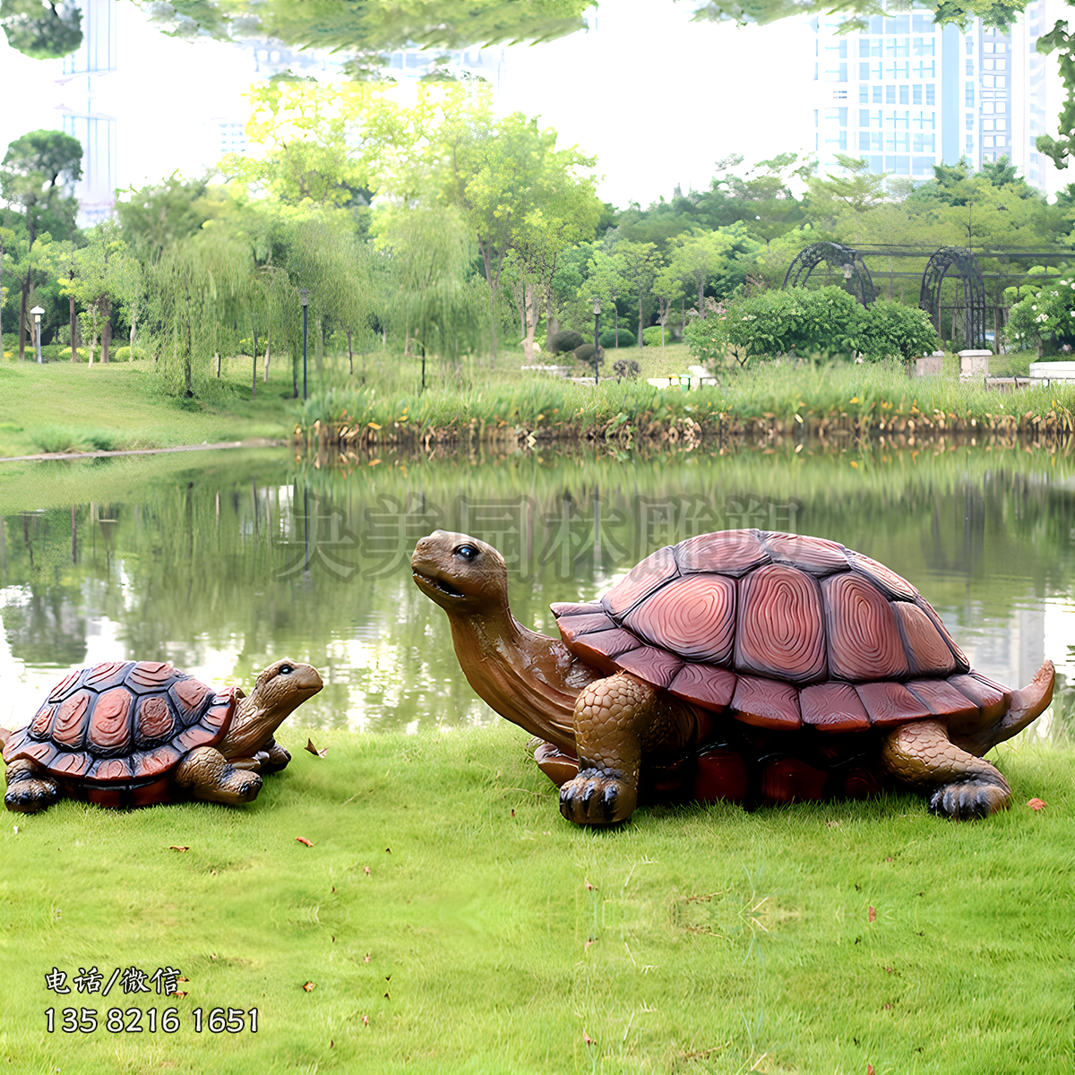玻璃钢仿真乌龟雕塑
