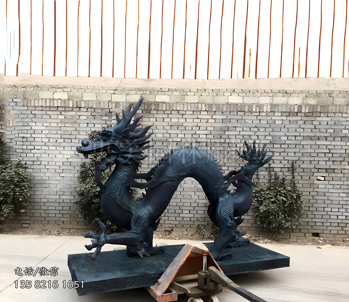 仿古青铜龙雕塑