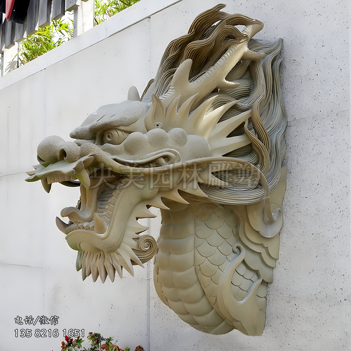 吐水龙头水景装饰铜雕