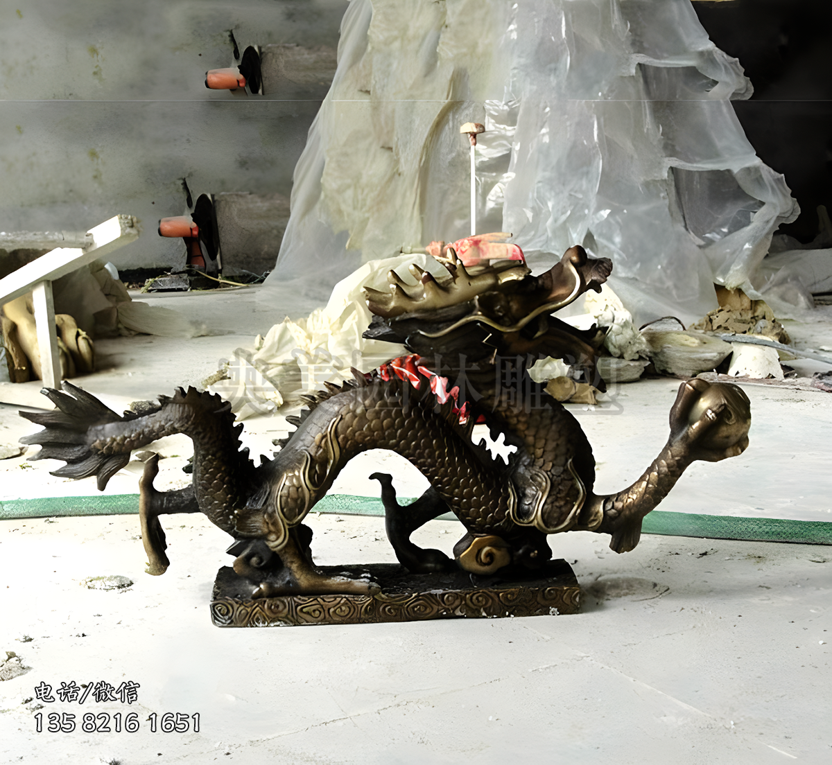 神兽龙铜雕