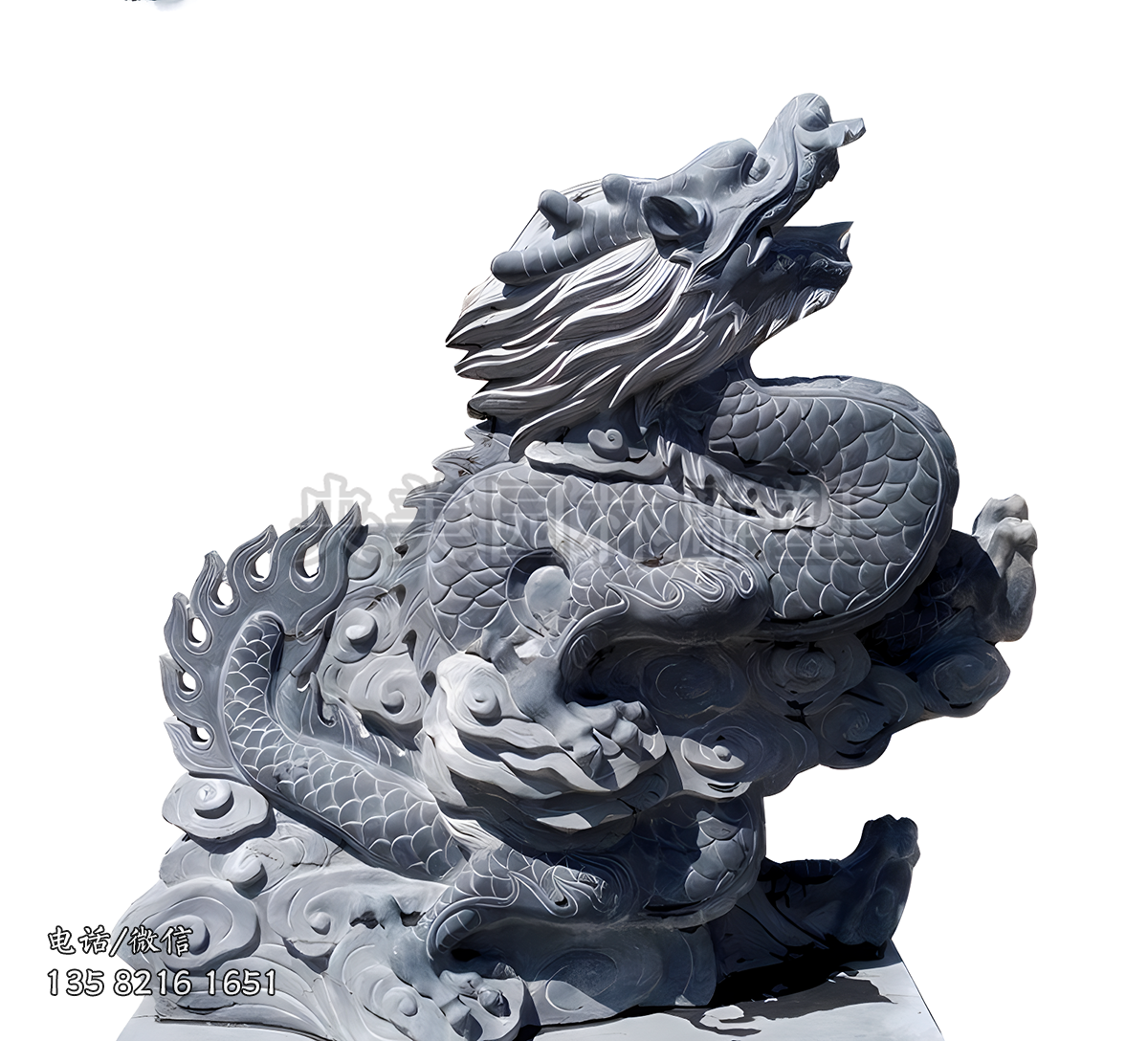 青石神龙雕塑