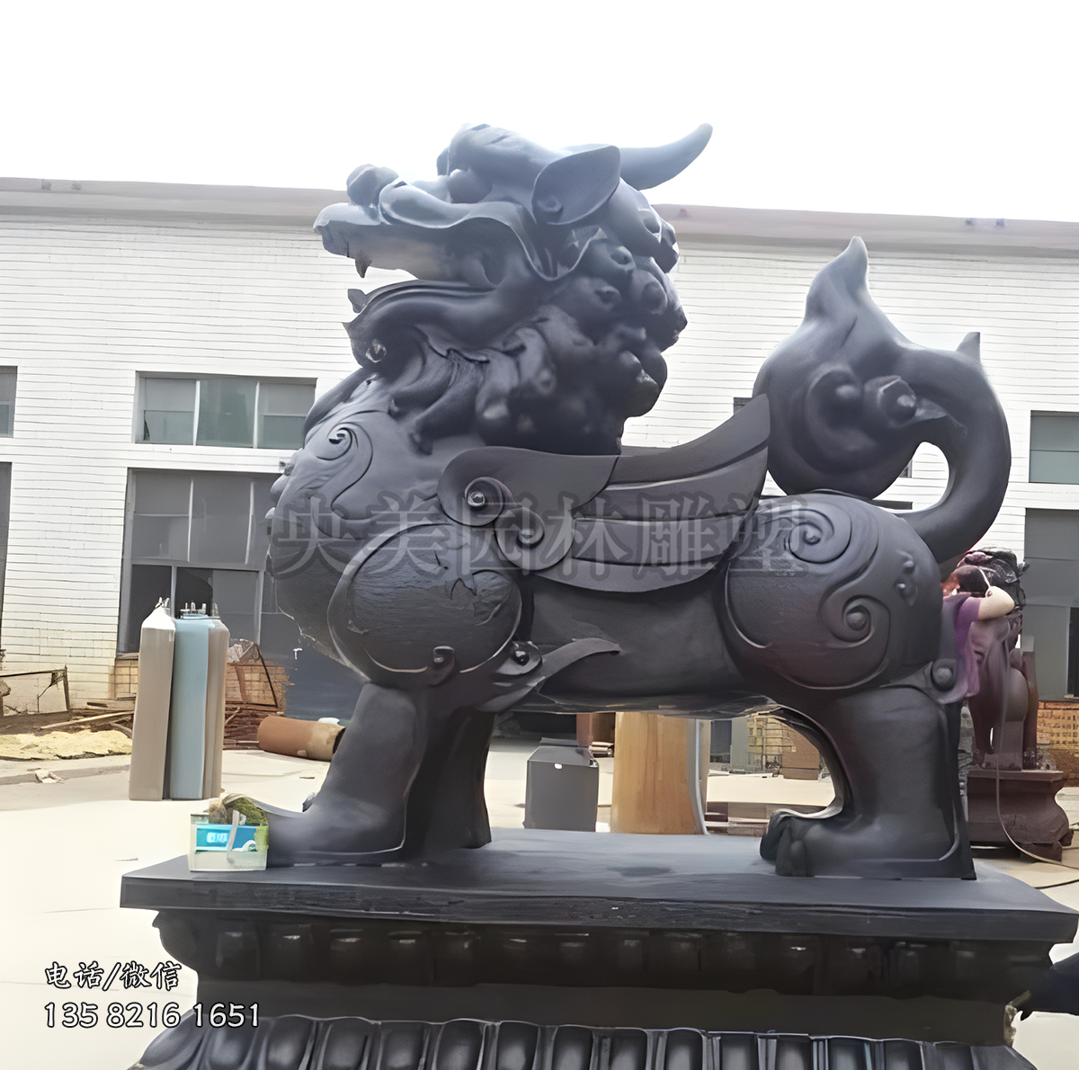 大门纳福招财貔貅铜雕