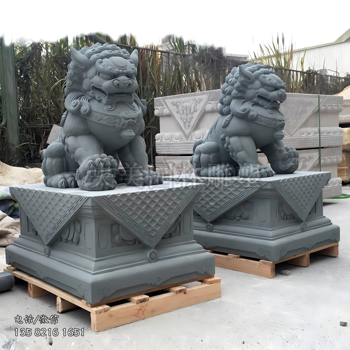 青赢博官网刻中国传统赢博官网狮子