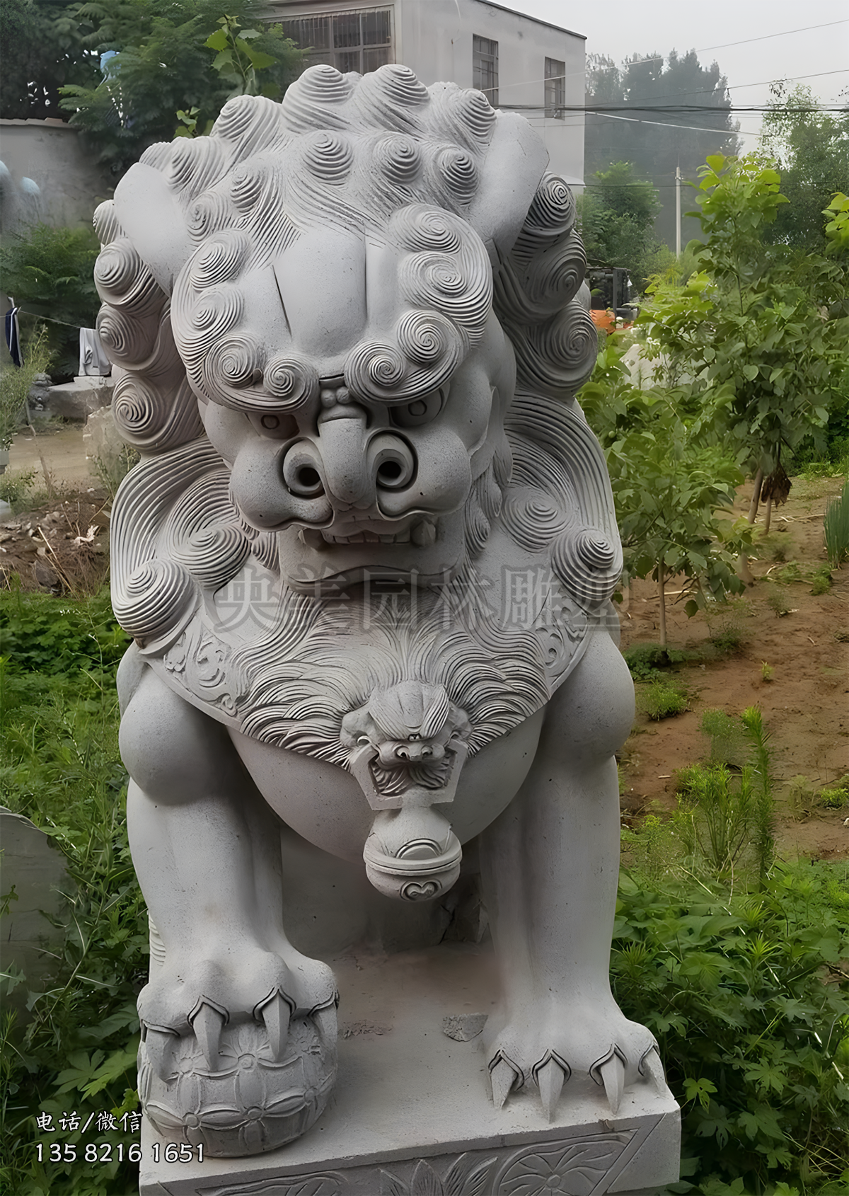 天安门赢博官网雕刻狮子雕塑