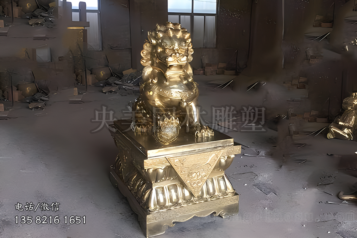 天安门铜狮子雕塑