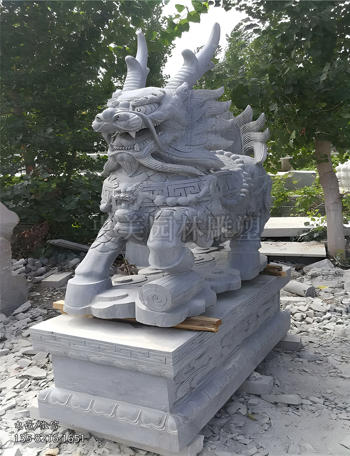 青石麒麟圣兽赢博官网