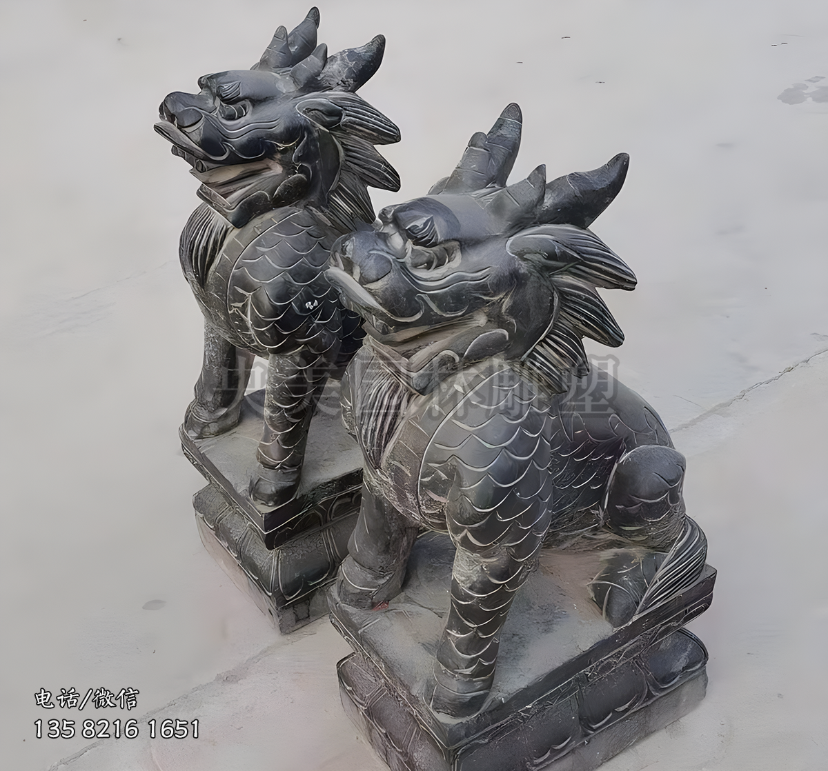 青石仿古麒麟赢博官网