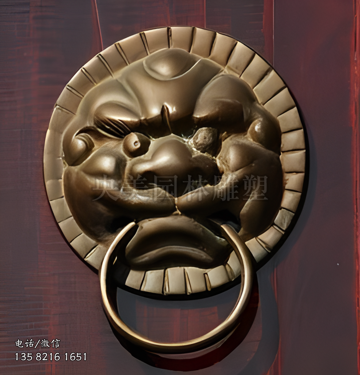 大门上的狴犴门环