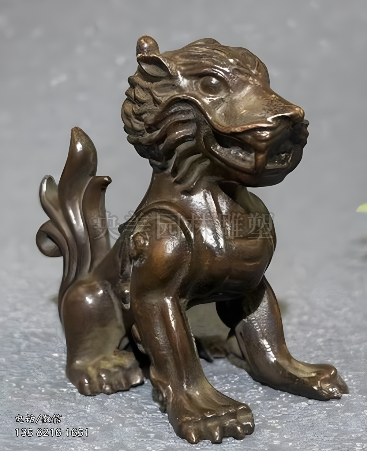 仿古狴犴铜雕