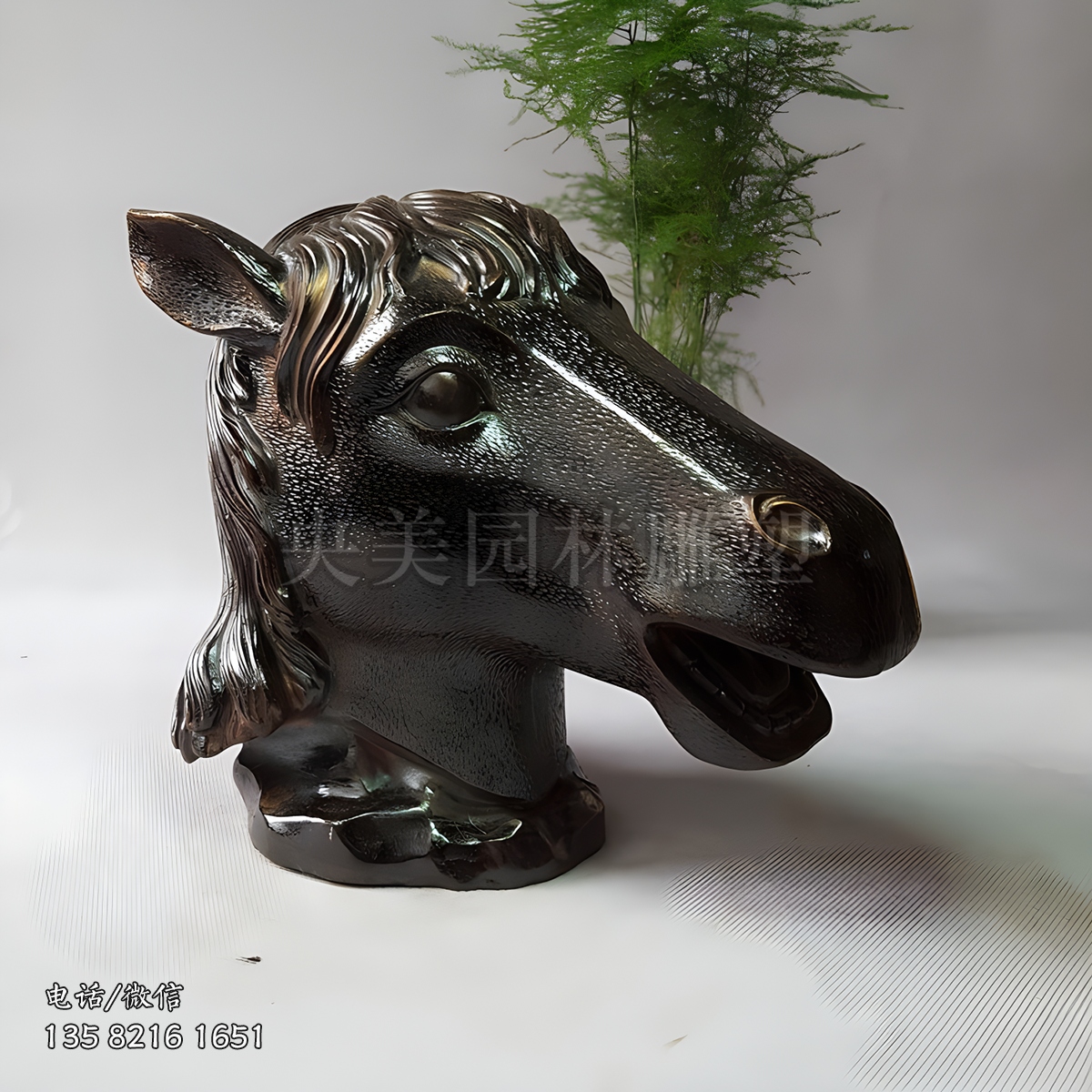 午马铸铜十二生肖兽首