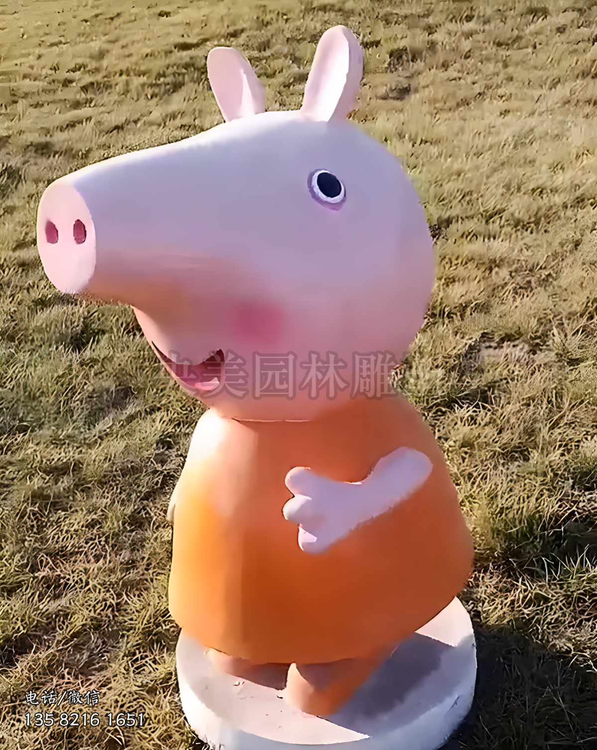 小猪佩奇系列雕塑