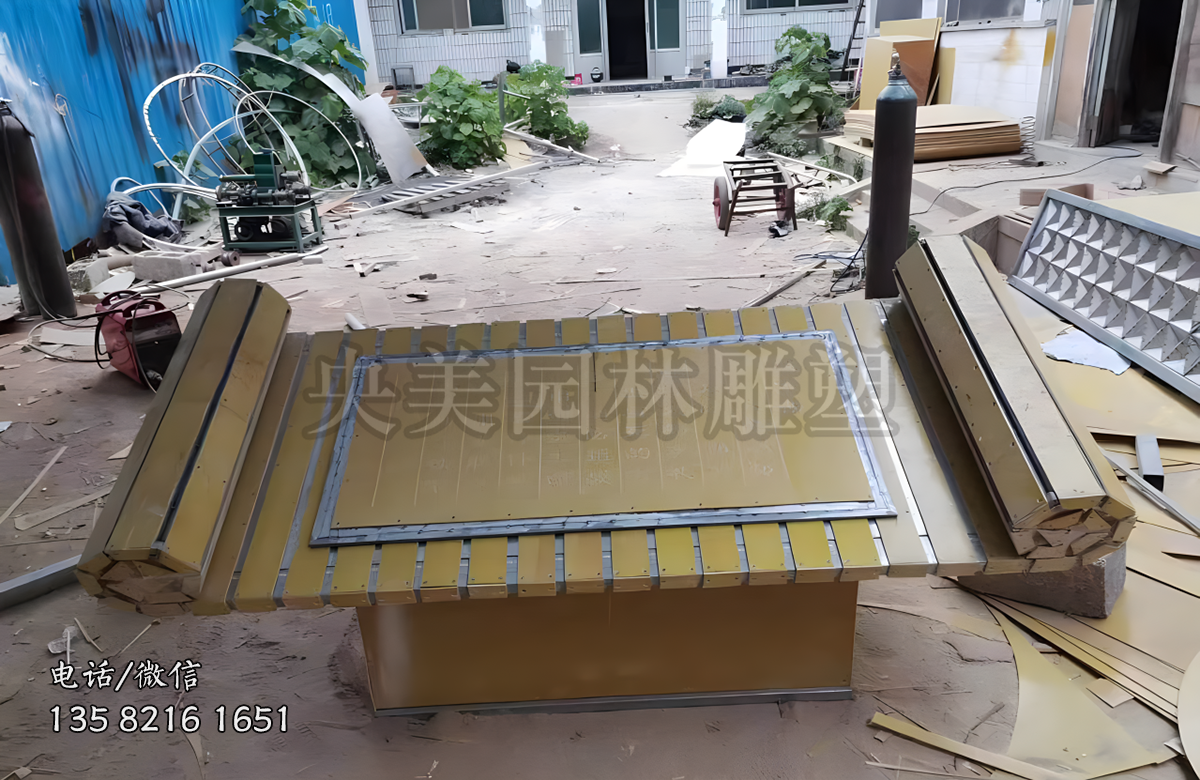 玻璃钢书卷造型景观摆件
