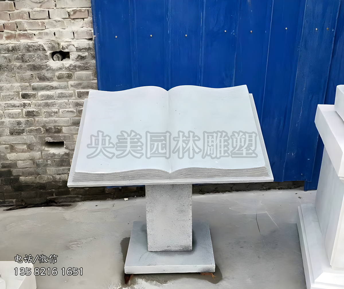 小型赢博官网书雕塑摆件