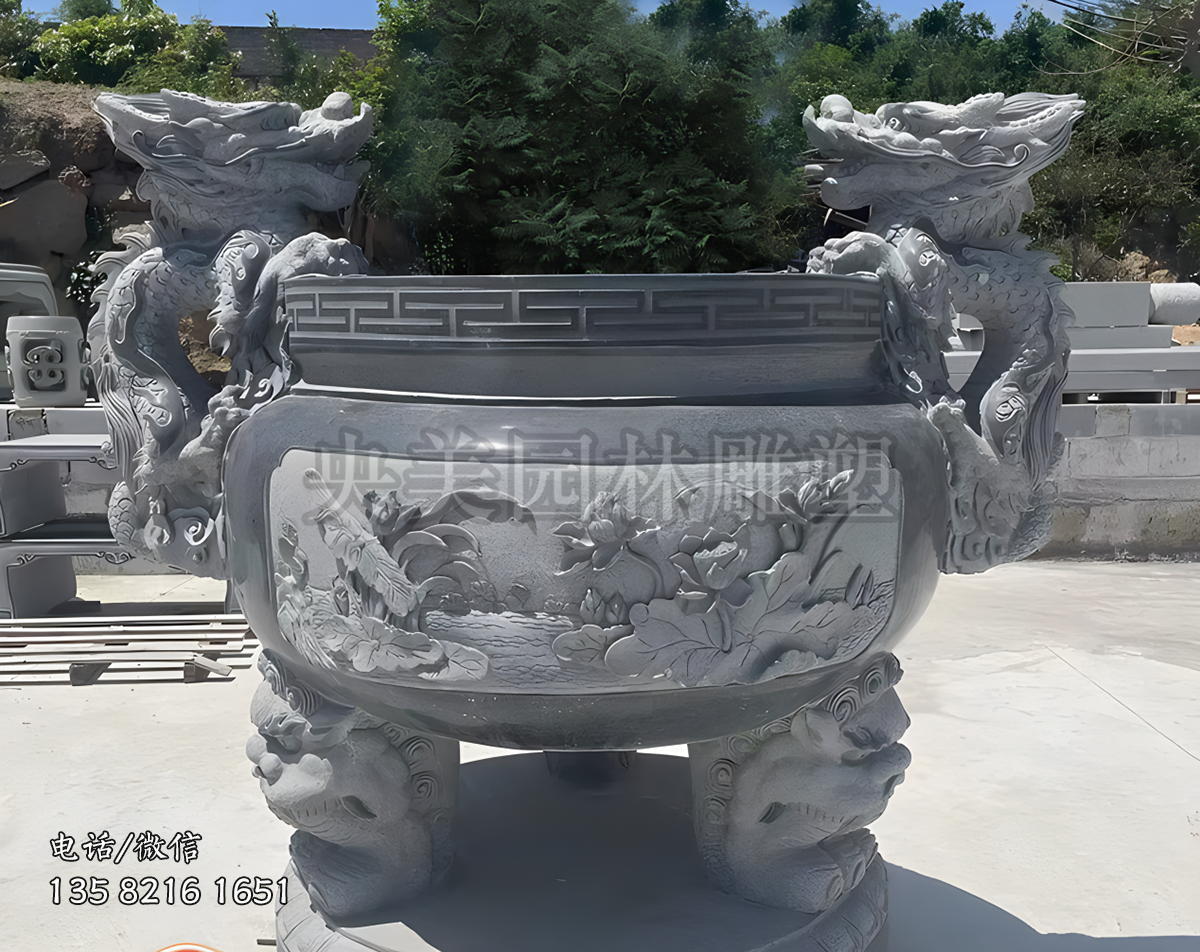 青赢博官网刻双龙赢博官网鼎