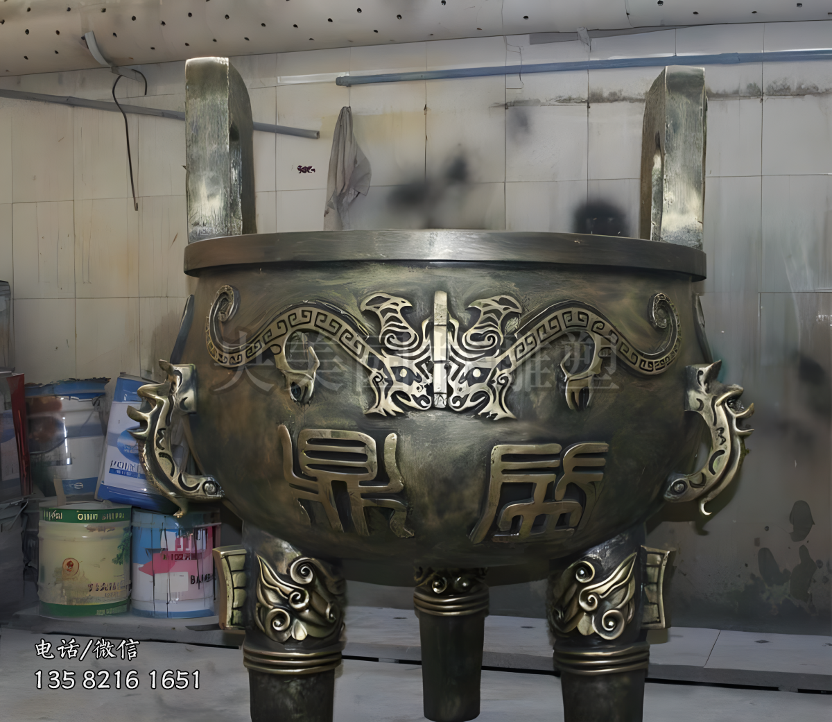 鼎盛铜雕鼎