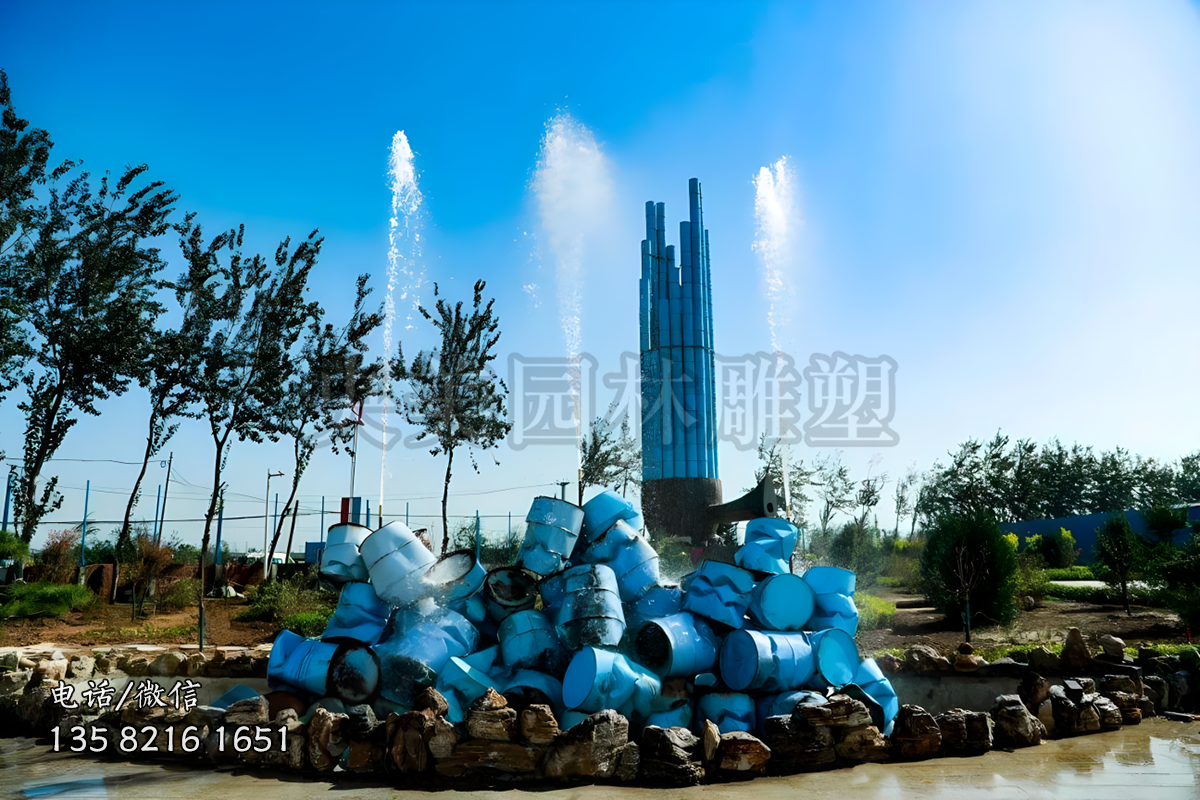 不锈钢笛子景观雕塑