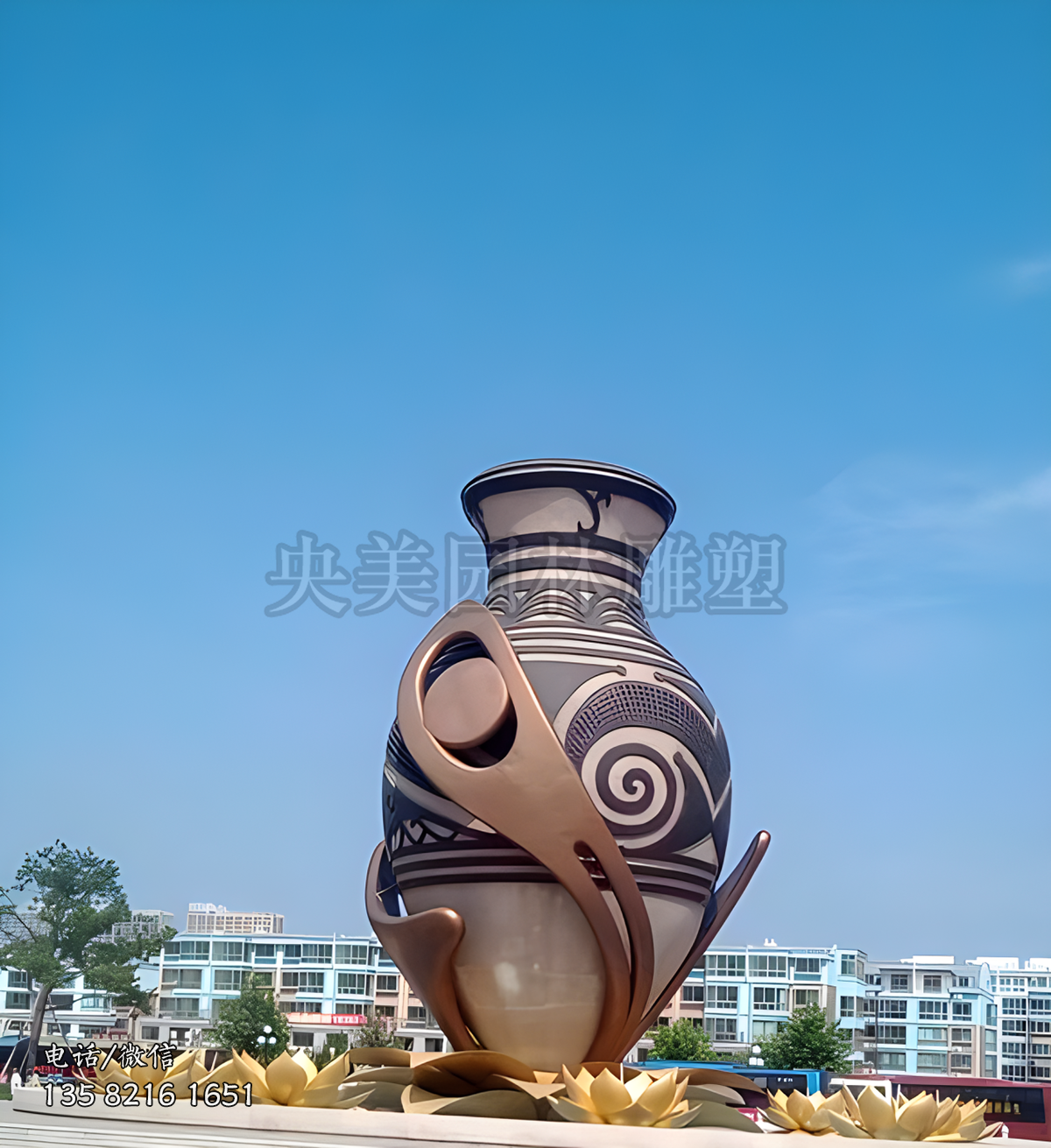 大型花瓶景观雕塑