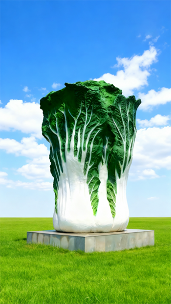 玻璃钢仿真白菜雕塑 (13)