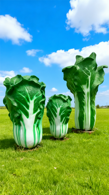 玻璃钢仿真白菜雕塑 (17)