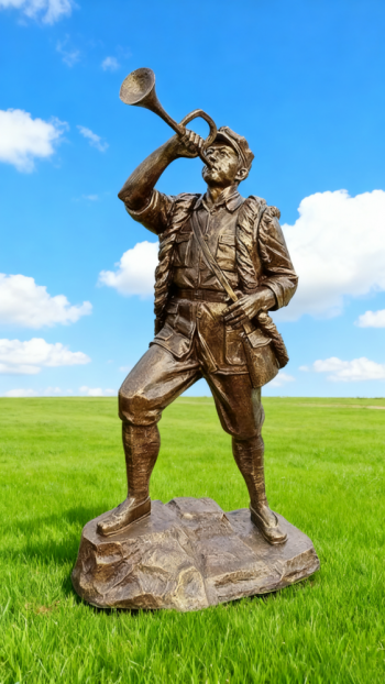 玻璃钢仿铜红军雕塑 (2)