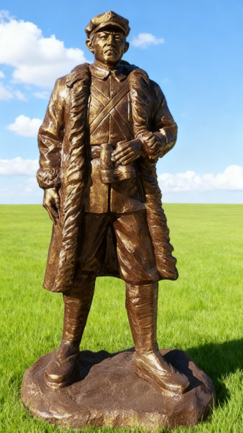 玻璃钢仿铜红军雕塑 (45)