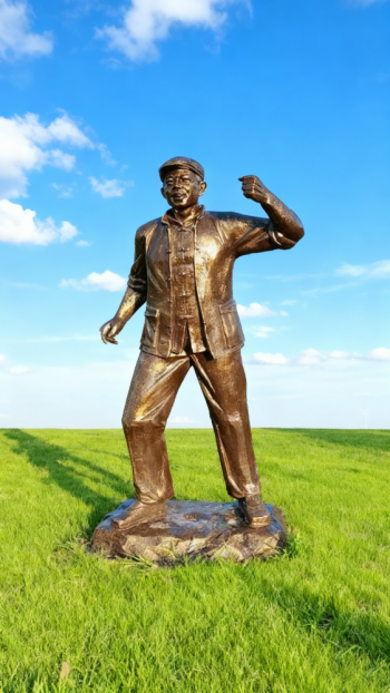 玻璃钢仿铜红军雕塑 (61)