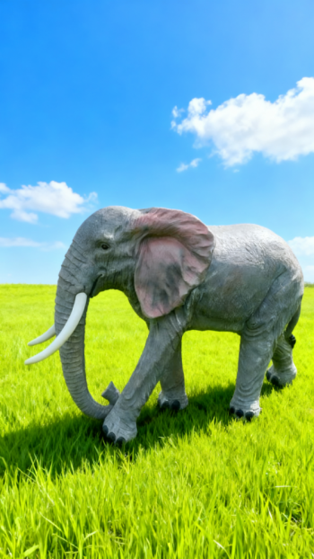 玻璃钢仿真大象雕塑 (6)