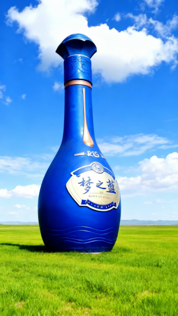 玻璃钢仿真酒瓶雕塑 (6)