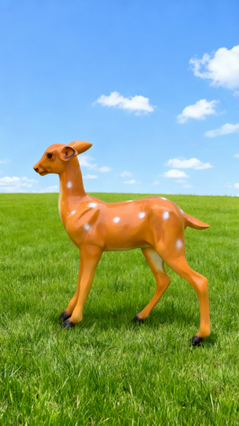 玻璃钢仿真梅花鹿雕塑 (5)