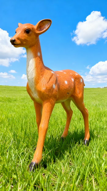 玻璃钢仿真梅花鹿雕塑 (11)