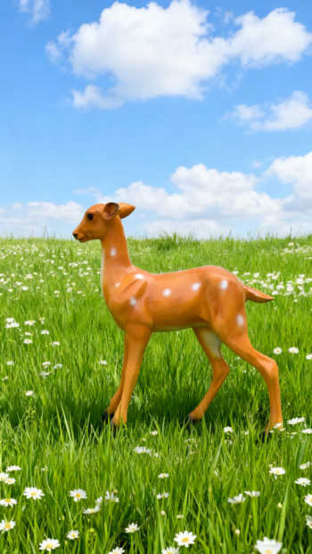 玻璃钢仿真梅花鹿雕塑 (18)