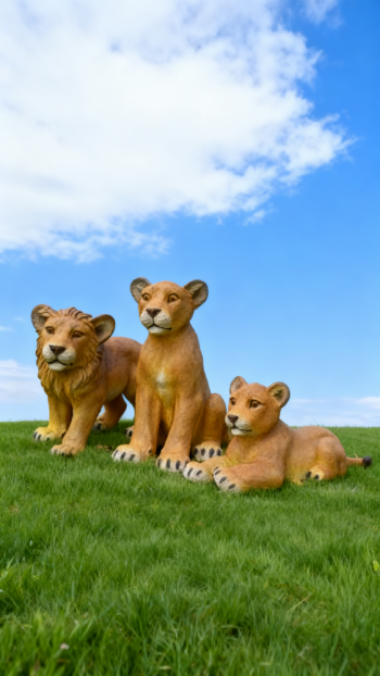 玻璃钢仿真狮子雕塑 (12)