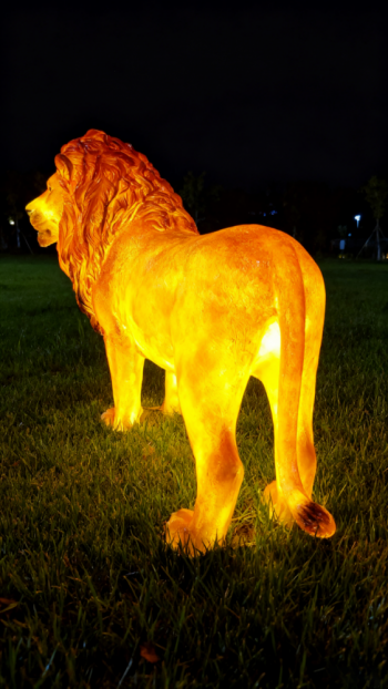 玻璃钢仿真狮子雕塑 (21)