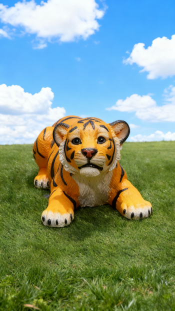 玻璃钢仿真老虎雕塑 (5)