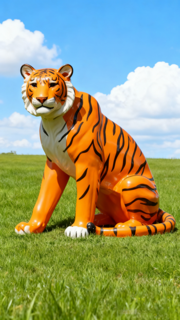 玻璃钢仿真老虎雕塑 (13)
