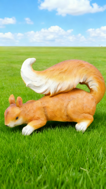 玻璃钢仿真松鼠雕塑 (4)