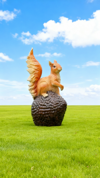 玻璃钢仿真松鼠雕塑 (8)