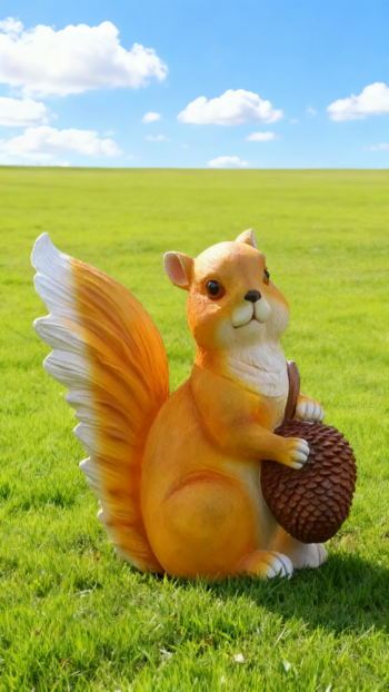 玻璃钢仿真松鼠雕塑 (14)