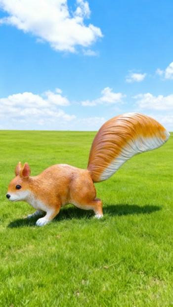 玻璃钢仿真松鼠雕塑 (15)