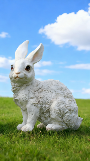 玻璃钢仿真兔子雕塑