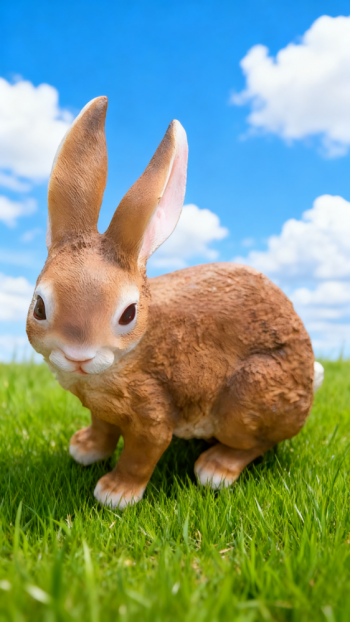 玻璃钢仿真兔子雕塑