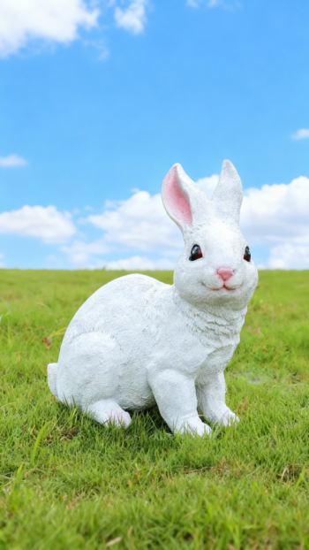 玻璃钢仿真大兔子雕塑 (3)