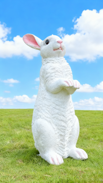 玻璃钢仿真兔子雕塑 (11)