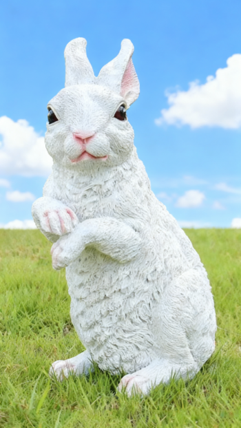 玻璃钢仿真兔子雕塑