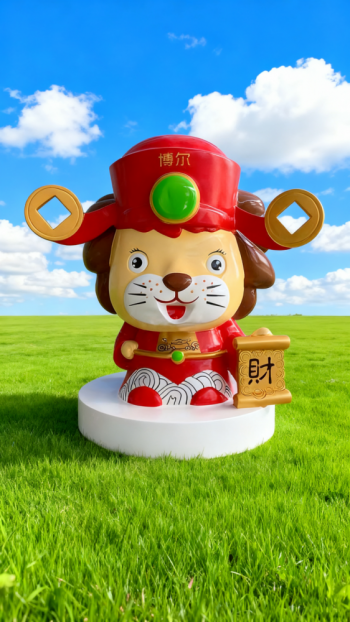 玻璃钢卡通狮子雕塑 (21)