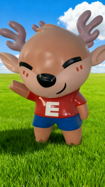 玻璃钢卡通小鹿雕塑 (18)